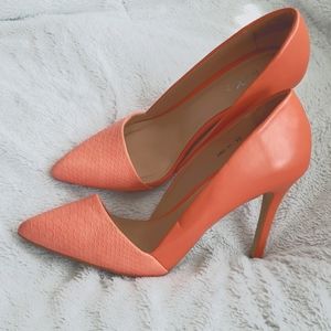 Mixx Shuz Aria Orange High Heels
